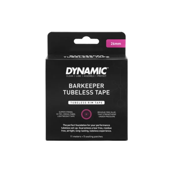 Dynamic Barkeeper Tubeless Tape La base perfecta para un sistema tubeless 26 MM x 11 MTS