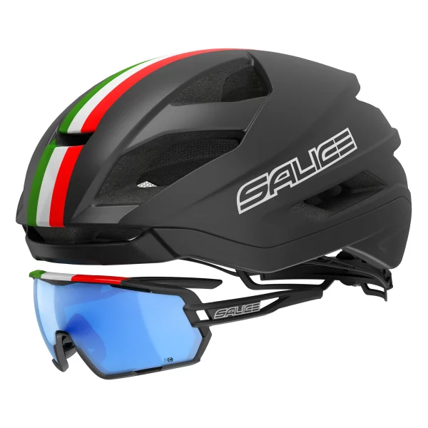 SALICE casco Levante ITA Black  talla 52/58 cm - Imagen 4