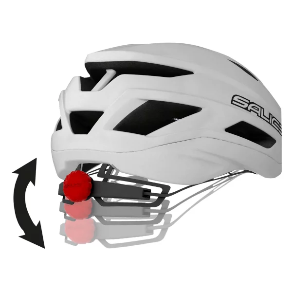 SALICE casco Gavia Helmet White-Black (59-61 cm) - Imagen 2