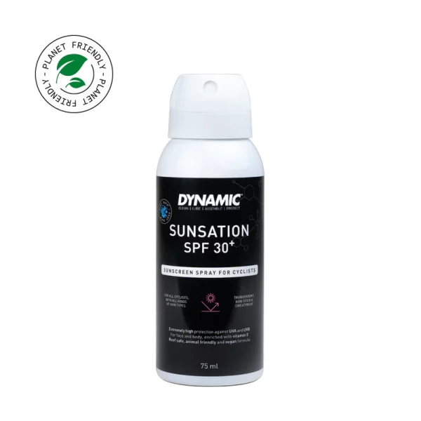 Dynamic Sunsation SPF 30 El protector solar número 1 utilizado por los ciclistas profesionales.