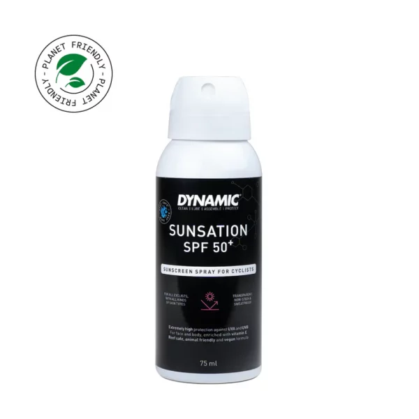 Dynamic Sunsation SPF 50 El protector solar número 1 utilizado por los ciclistas profesionales.